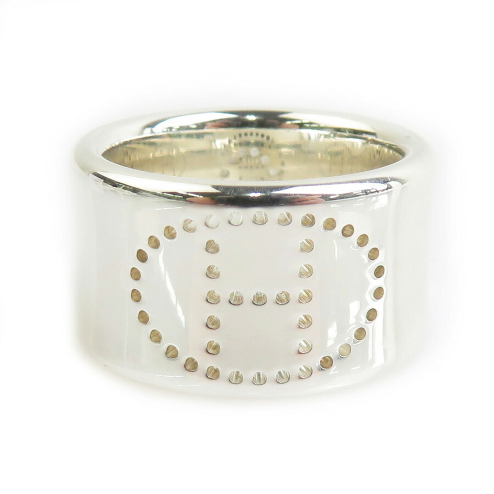 Hermes Herms Eclipse Ribbon Ring, 925 Sterling Si… - image 1